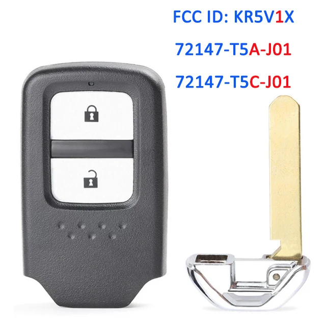 KEYECU 2 кнопки KR5V1X KR5V2X для Honda CR-V City Fit Jazz lanzel 2014 2015 72147-T5A-J01 72147-T5C-J01 Smart Key Remote
KEYECU 2 кнопки KR5V1X KR5V2X для Honda CR-V City Fit Jazz lanzel 2014 2015 72147-T5A-J01 72147-T5C-J01 Smart Key Remote