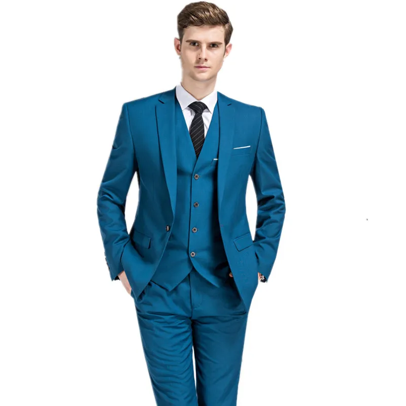 Men's suit men's fashion slim suit three-piece suit (jacket + pants + vest) men's business office formal suit custom
Men's suit men's fashion slim suit three-piece suit (jacket + pants + vest) men's business office formal suit custom
