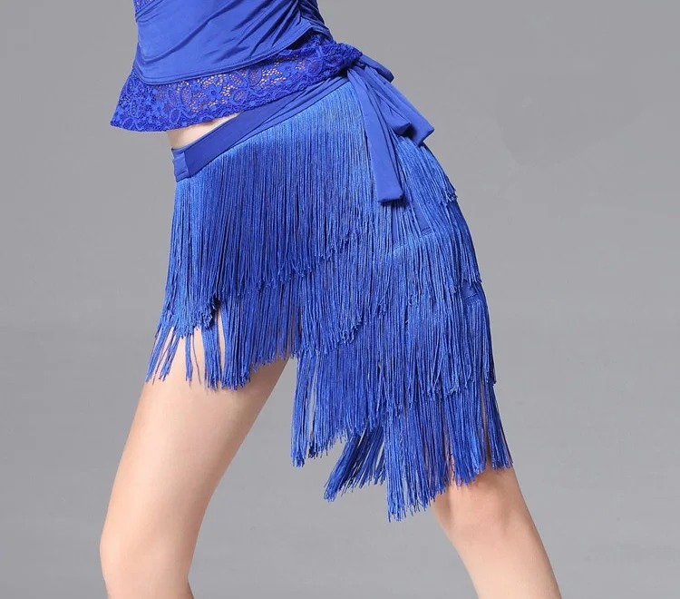 Женская юбка для латинских танцев тренировочная одежда бальных ча танго сальсы