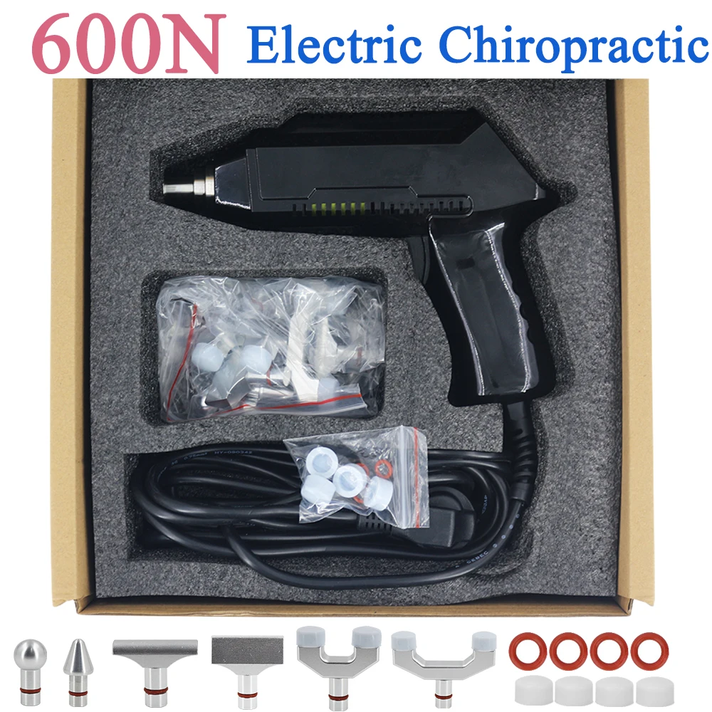 Chiropractic AdjustmentTool Electric Gun Massage Correction Spine 600N Adjustable Therapy Back Pain Body Relaxation Massager New
Chiropractic AdjustmentTool Electric Gun Massage Correction Spine 600N Adjustable Therapy Back Pain Body Relaxation Massager New