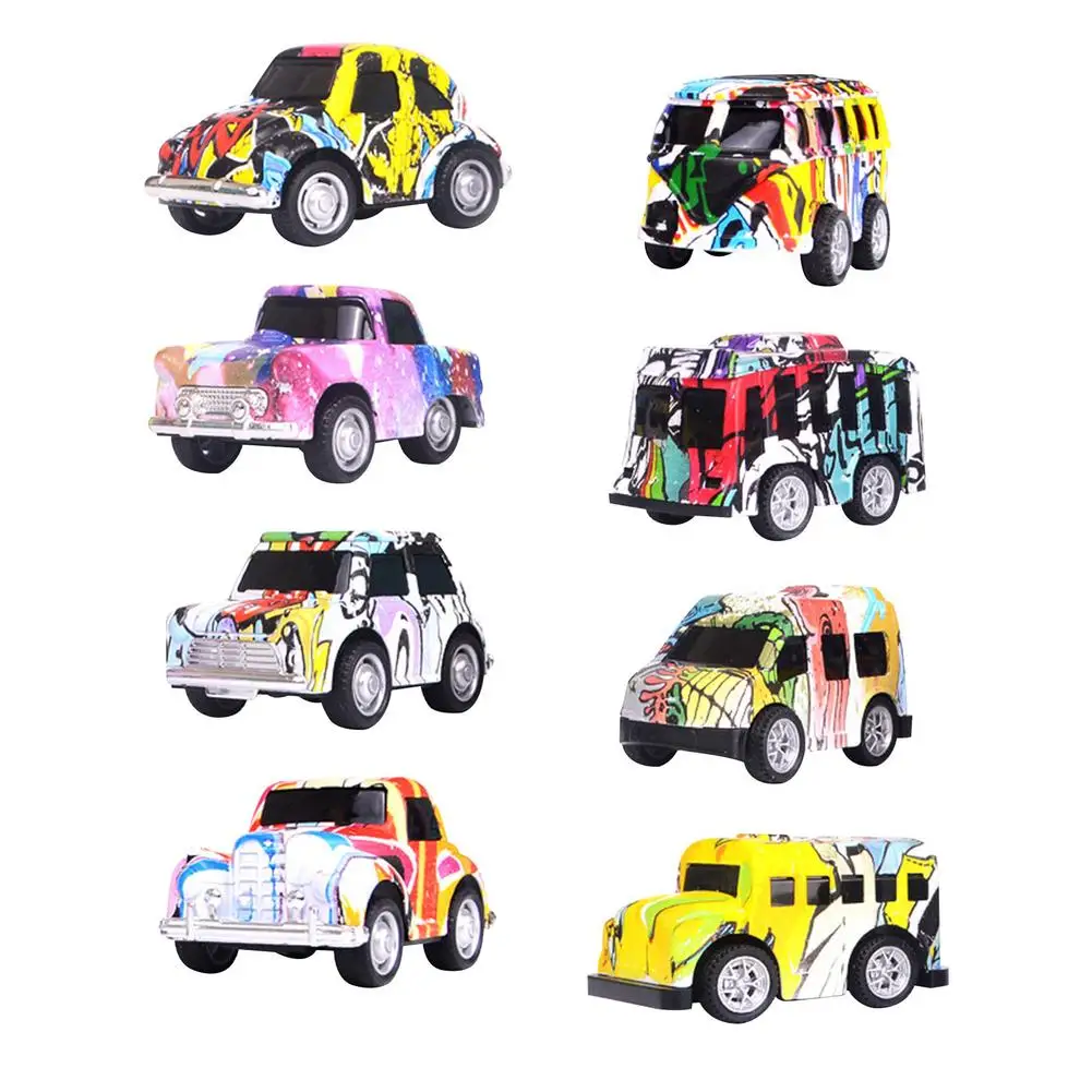 8Pcs Pull Back Cars Graffiti Colorful Toys Durable Pull Back Race Cars Portable Christmas Gifts For Kids Party Favors
8Pcs Pull Back Cars Graffiti Colorful Toys Durable Pull Back Race Cars Portable Christmas Gifts For Kids Party Favors