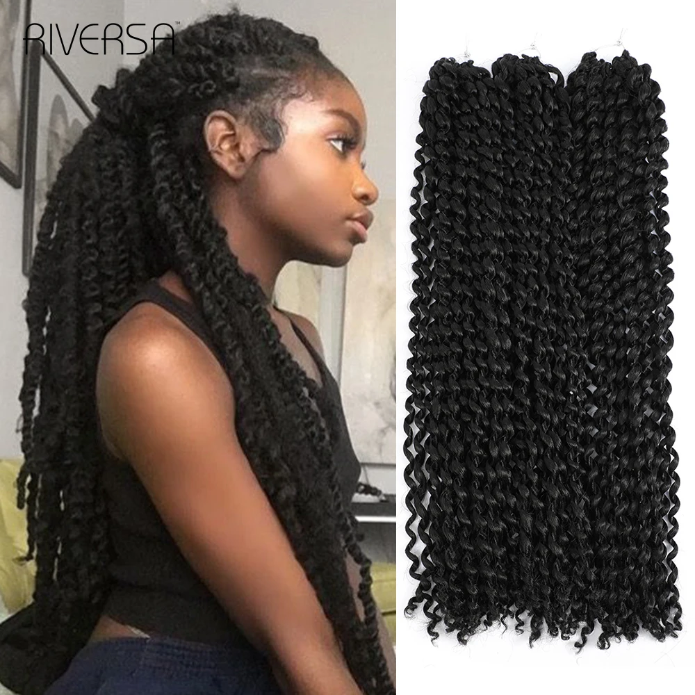 Passion Twist Crochet Hair Soft Braids Hair 1- 9Pcs Frizzy Synthetic Hair Faux Locs Crochets Braids Hair For Black Women Riversa
Passion Twist Crochet Hair Soft Braids Hair 1- 9Pcs Frizzy Synthetic Hair Faux Locs Crochets Braids Hair For Black Women Riversa