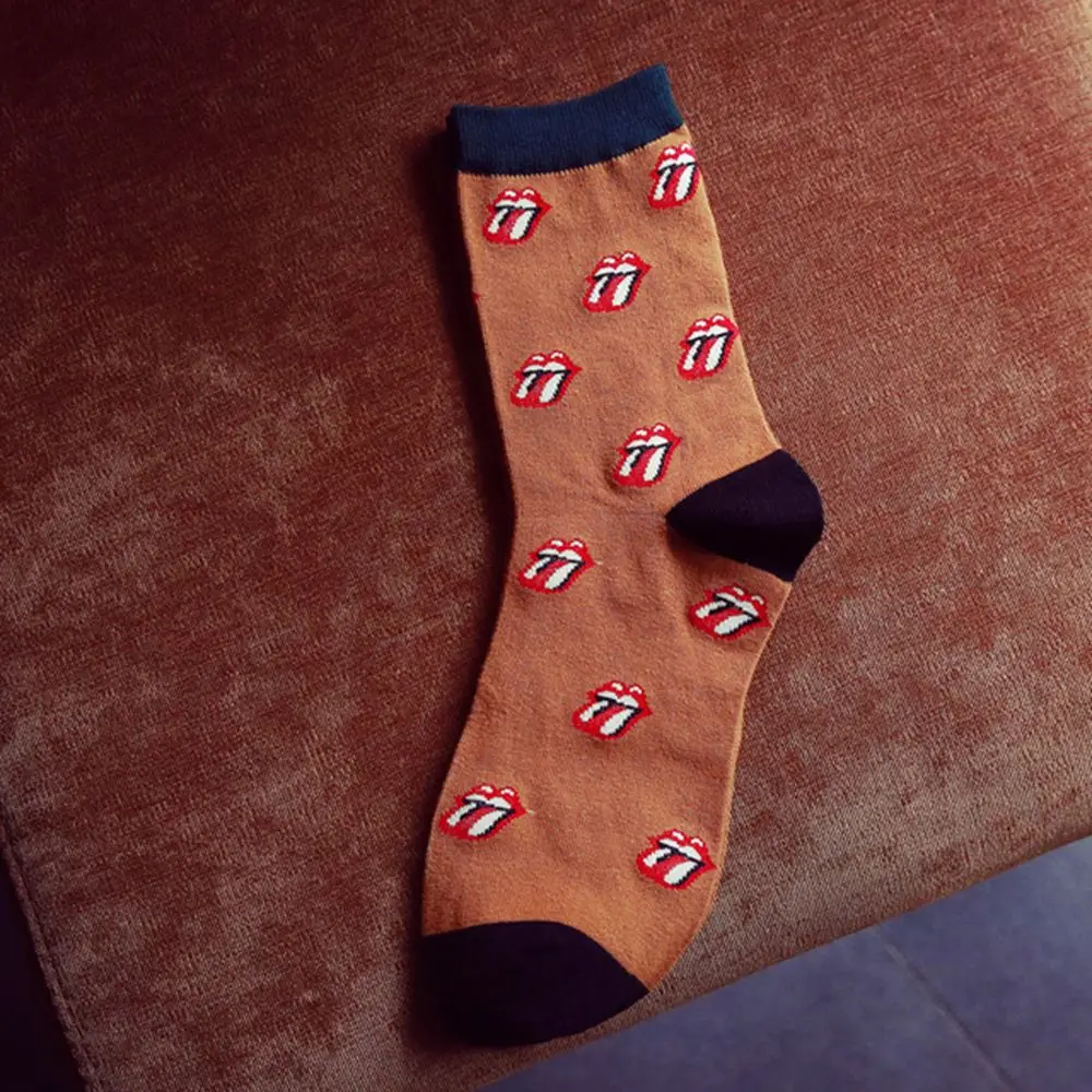New Fashion Man Cotton Socks Creative Lips Tongue Absorb Sweat Man Socks Funny Personality
New Fashion Man Cotton Socks Creative Lips Tongue Absorb Sweat Man Socks Funny Personality