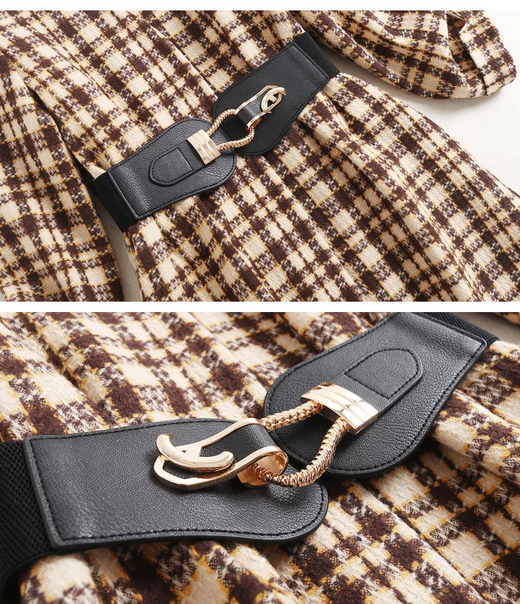 Fashion Designer Plaid Thick Dress Winter Knee-Length +cotton White Shirt Dress Wonen Clothing Matching Sets 2 Piece Set Women
Fashion Designer Plaid Thick Dress Winter Knee-Length +cotton White Shirt Dress Wonen Clothing Matching Sets 2 Piece Set Women