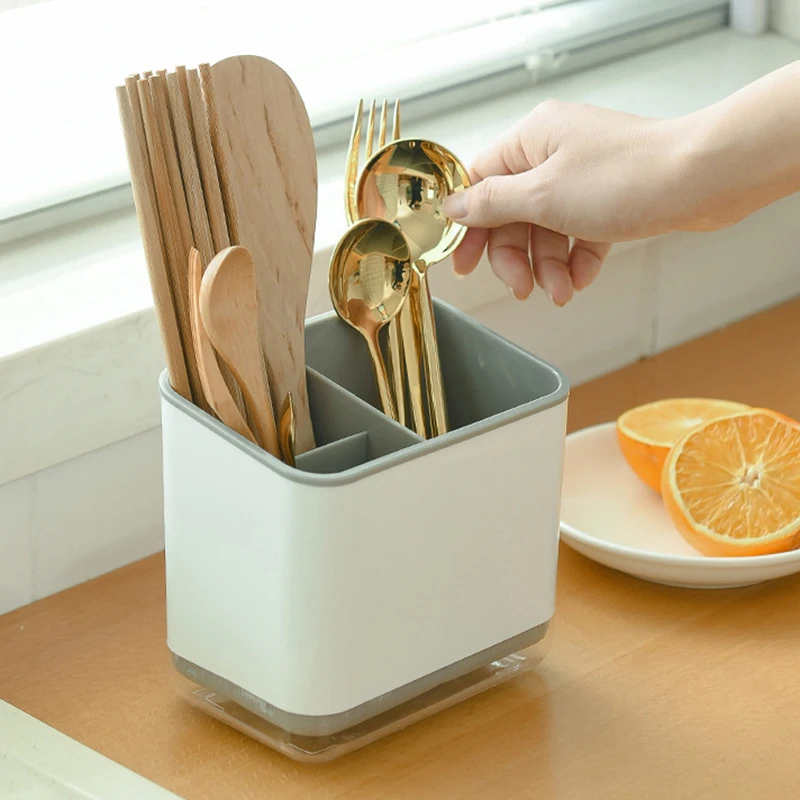 Kitchen Drain Multi-function Storage Rack Hollow Cutlery Drainer Spoon Fork Knife Shelf Holder Organizer Cocina CF-217
Kitchen Drain Multi-function Storage Rack Hollow Cutlery Drainer Spoon Fork Knife Shelf Holder Organizer Cocina CF-217