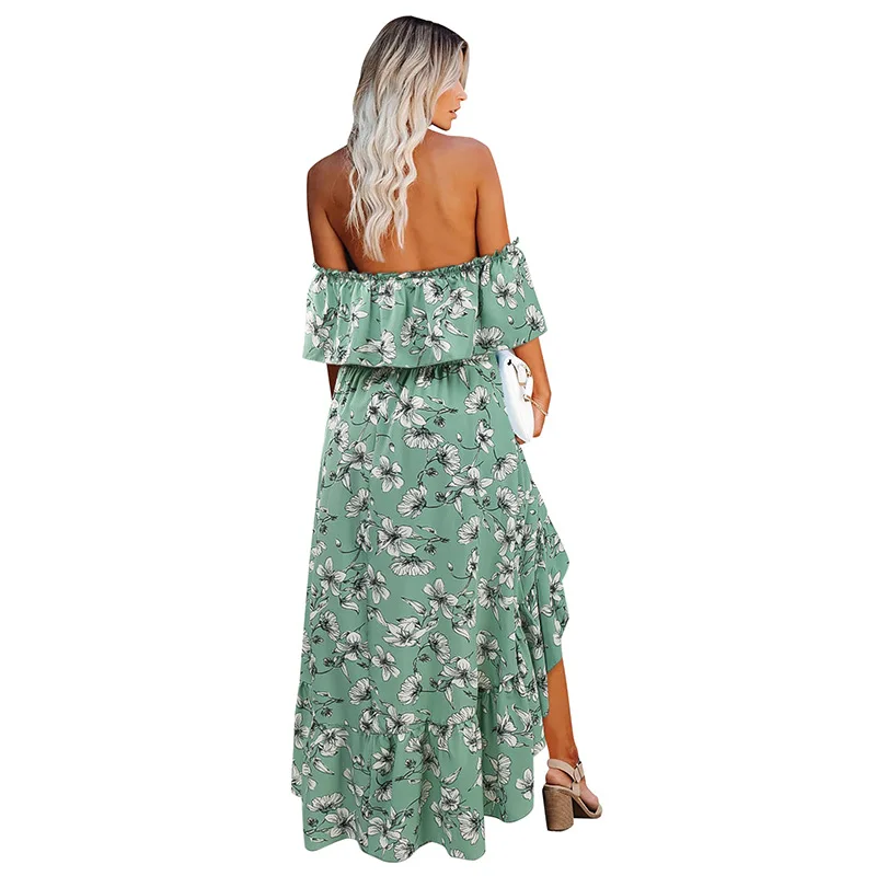 Summer Fashion Ladies Sexy Casual Dress Print Shoulder Off Short Sleeve Chic Loose Slash Neck Women Dress
Summer Fashion Ladies Sexy Casual Dress Print Shoulder Off Short Sleeve Chic Loose Slash Neck Women Dress