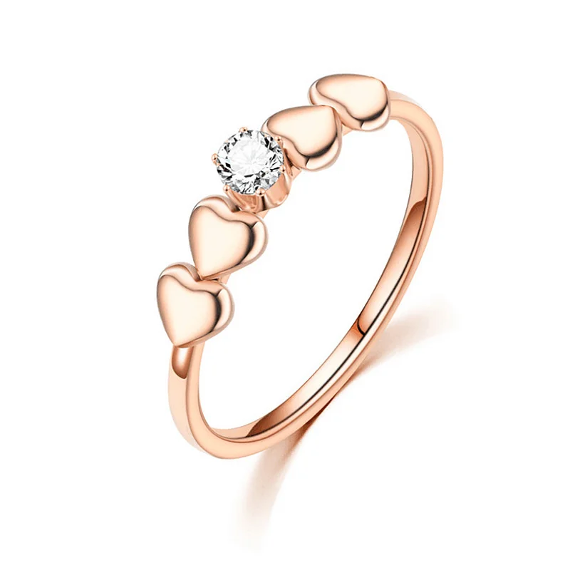 High-quality Korean Fashion Peach Heart-shaped Titanium Steel Zircon Female Stainless Steel Couple Rose Gold Diamond
High-quality Korean Fashion Peach Heart-shaped Titanium Steel Zircon Female Stainless Steel Couple Rose Gold Diamond