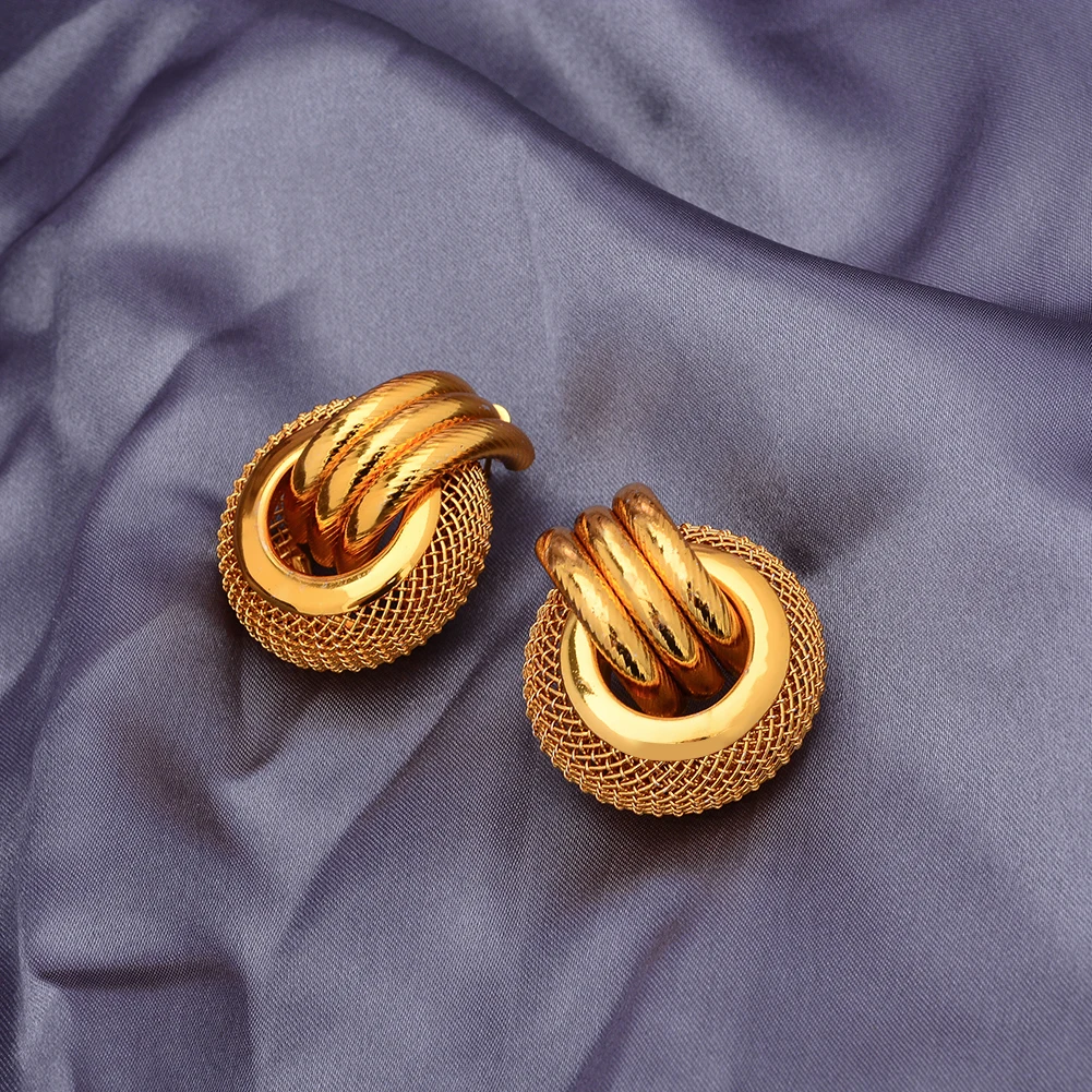 Ethiopia 24k Gold Color Earrings Dubai Earrings For Women Girls Round Shape African Party Wedding Gifts Earrings Gift
Ethiopia 24k Gold Color Earrings Dubai Earrings For Women Girls Round Shape African Party Wedding Gifts Earrings Gift