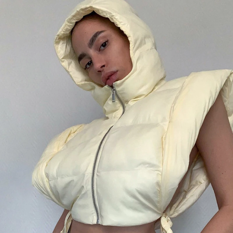 Женский пуховик на шнуровке, короткий жилет из хлопка, осенняя Свободная верхняя одежда на молнии, плотная Женская Повседневная куртка без ...
Женский пуховик на шнуровке, короткий жилет из хлопка, осенняя Свободная верхняя одежда на молнии, плотная Женская Повседневная куртка без ...