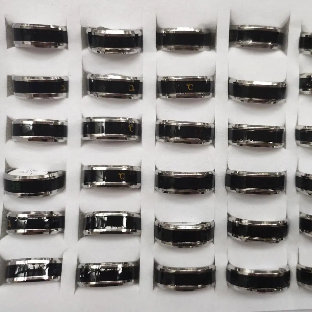 36pcs/Set Couple Weddings Party Band Ring Stainless Steel Gold Silver Rings For Mens Womens Jewelry Gifts
36pcs/Set Couple Weddings Party Band Ring Stainless Steel Gold Silver Rings For Mens Womens Jewelry Gifts