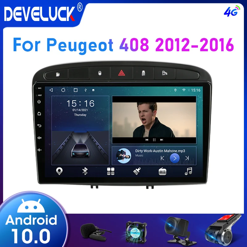 6G+128G Android 10.0 Car Radio For Peugeot 308 308SW 408 2012-2016 2din GPS Navigation Multimedia Video Player 4G Stereo CarPlay
6G+128G Android 10.0 Car Radio For Peugeot 308 308SW 408 2012-2016 2din GPS Navigation Multimedia Video Player 4G Stereo CarPlay