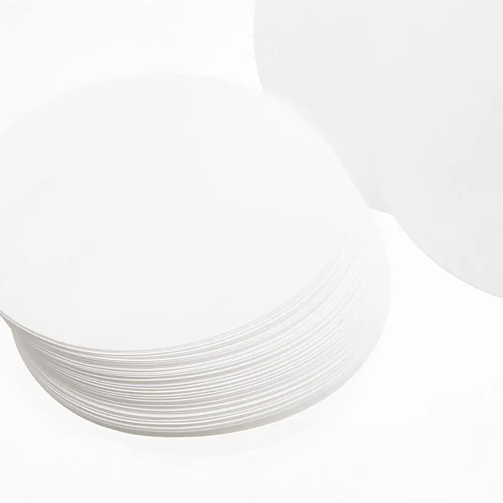 100Pcs/Set 7/9/11/12.5/15/18cm Qualitative Filter Paper Circular Funnel Filter Sheet Slow Speed 10-15um
100Pcs/Set 7/9/11/12.5/15/18cm Qualitative Filter Paper Circular Funnel Filter Sheet Slow Speed 10-15um