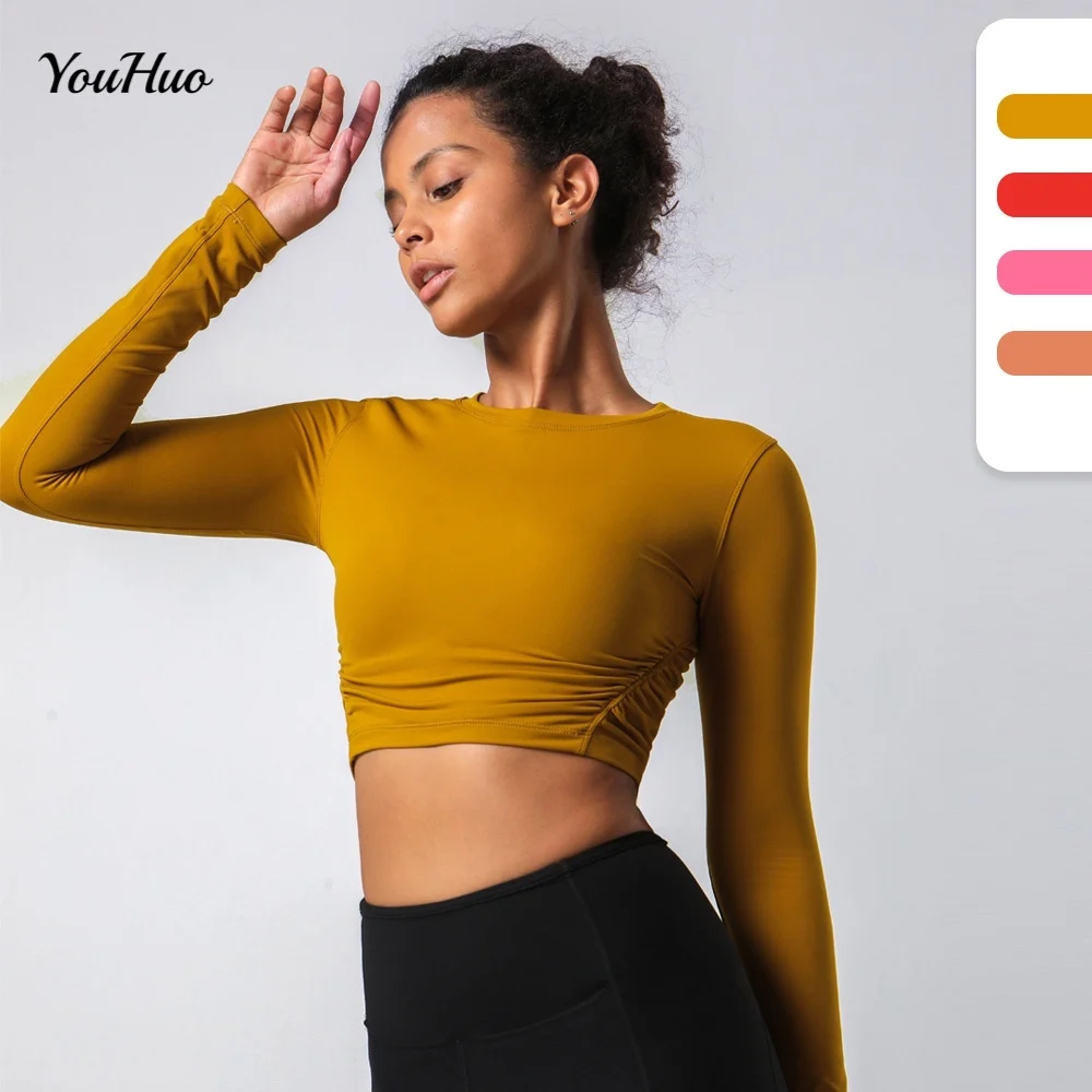 Women's Sports Wear For Fitness Running Jogging Seamless Long Sleeve Gym Woman Sport Shirt Yoga Top Female Workout Tops T-shirt
Women's Sports Wear For Fitness Running Jogging Seamless Long Sleeve Gym Woman Sport Shirt Yoga Top Female Workout Tops T-shirt