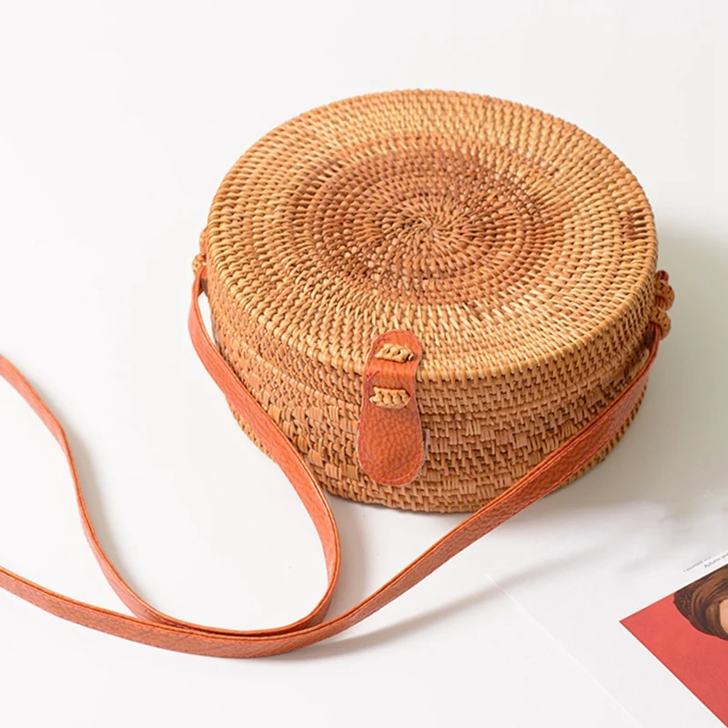 Rattan Bags for Women - Handmade Wicker Woven Purse Handbag
Rattan Bags for Women - Handmade Wicker Woven Purse Handbag