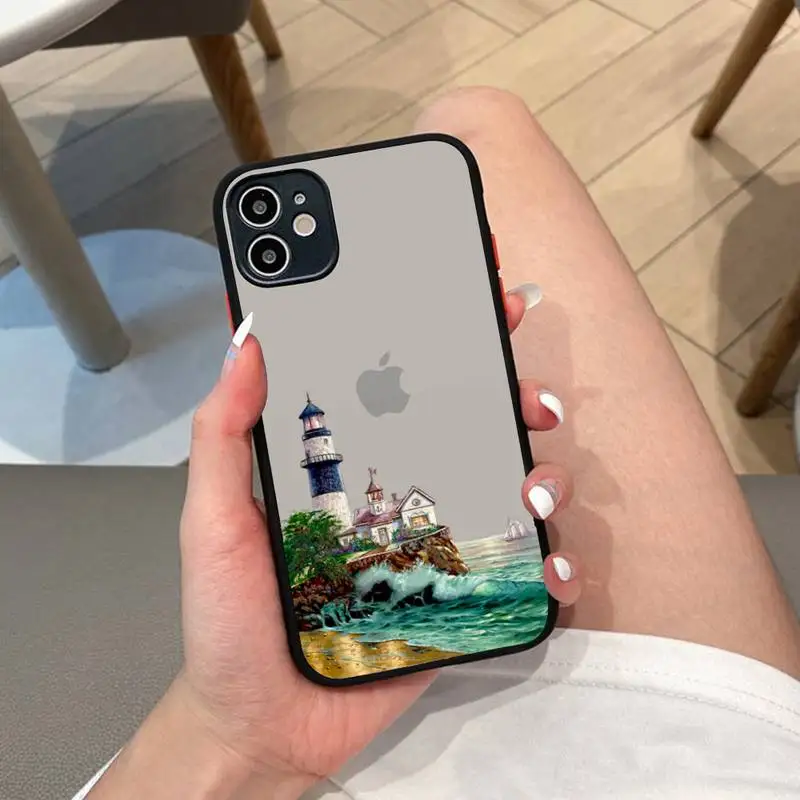 Painted Lighthouse Print Bird Seagull Phone Case For iphone 13 12 mini 11 Pro Max X XS Max XR 7 8 6 Plus Translucent Matte Case
Painted Lighthouse Print Bird Seagull Phone Case For iphone 13 12 mini 11 Pro Max X XS Max XR 7 8 6 Plus Translucent Matte Case