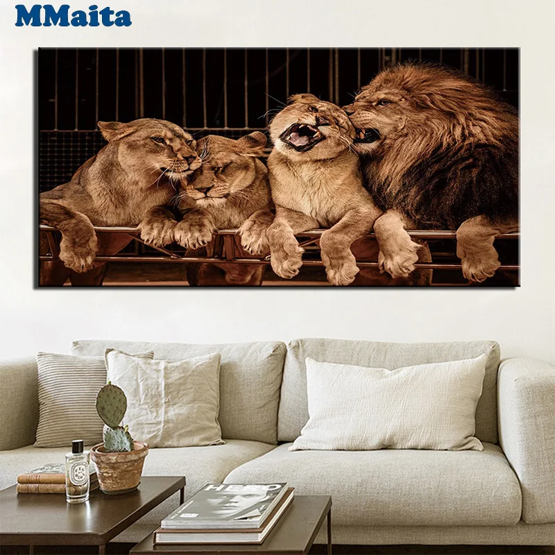 5D diamond painted cross stitch square and round diamond DIY embroidered animal lion rhinestone gift home decor GG5323
5D diamond painted cross stitch square and round diamond DIY embroidered animal lion rhinestone gift home decor GG5323