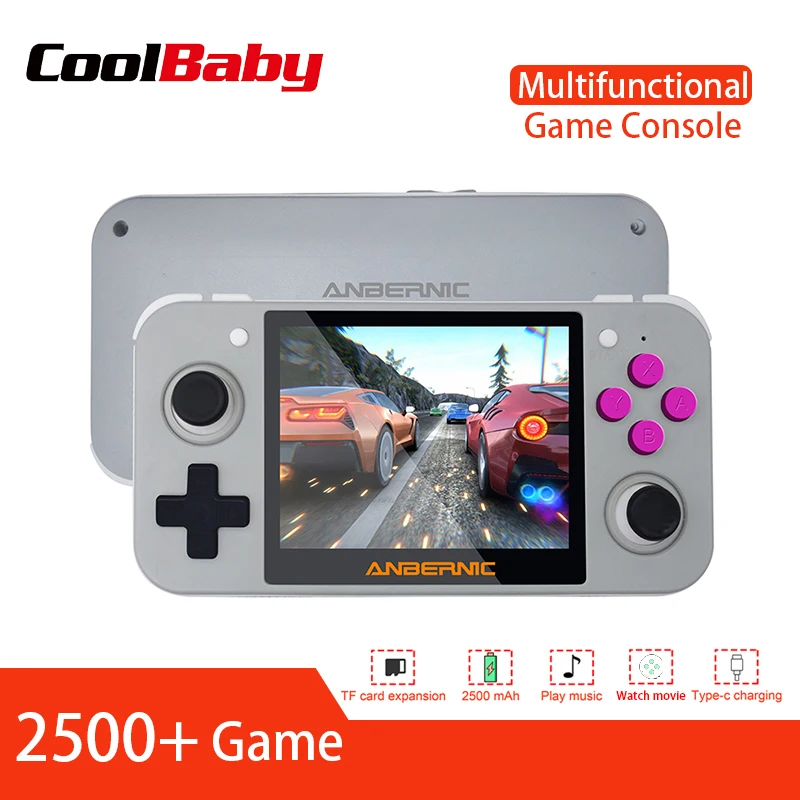 Newest RG 350 retro handheld Video game console portatil mini game console retro 64bit opendingux 3.5inch IPS screen 2500+ games
Newest RG 350 retro handheld Video game console portatil mini game console retro 64bit opendingux 3.5inch IPS screen 2500+ games