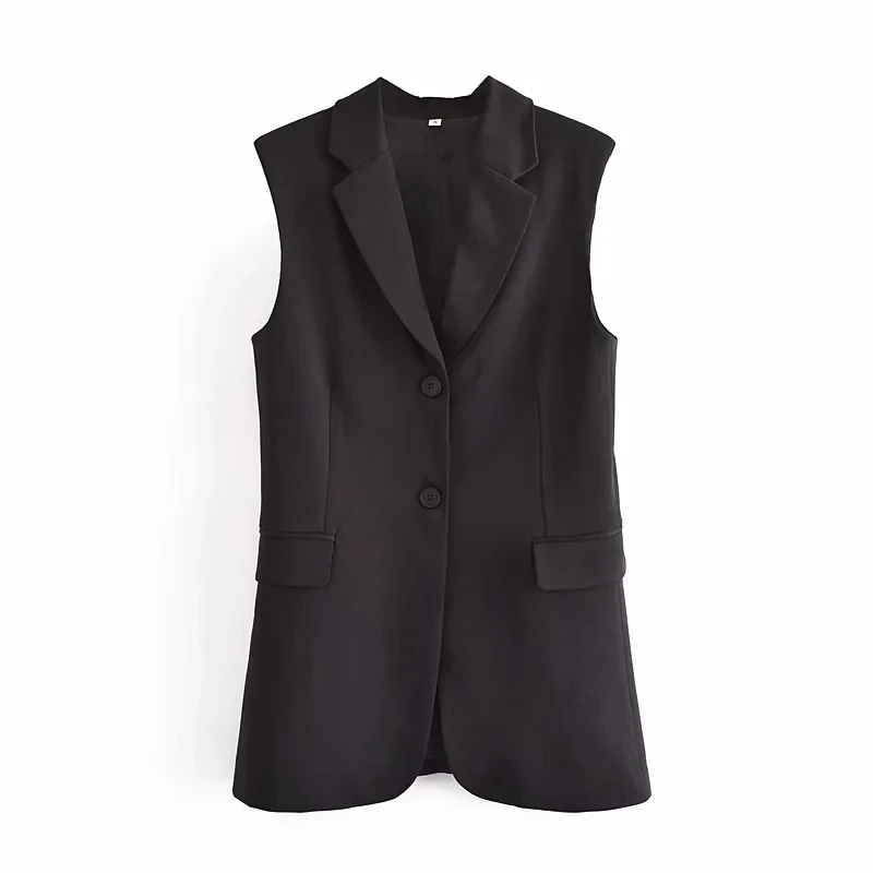 ZA Vest For Women Sleeveless Jacket Coat Long Vest Blazer Formal Work Ladies Office Vintage Slim Suit Waistcoat Female Plus Size
ZA Vest For Women Sleeveless Jacket Coat Long Vest Blazer Formal Work Ladies Office Vintage Slim Suit Waistcoat Female Plus Size
