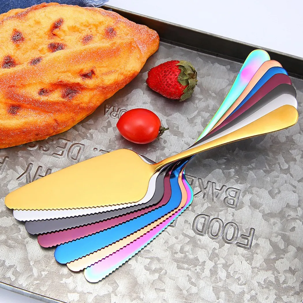 Stainless Steel Cake Shovel Color Toothed Triangle Shovel Pizza Shovel Cake Spatula Baking Tool 1 Piece Kitchen Gadget
Stainless Steel Cake Shovel Color Toothed Triangle Shovel Pizza Shovel Cake Spatula Baking Tool 1 Piece Kitchen Gadget