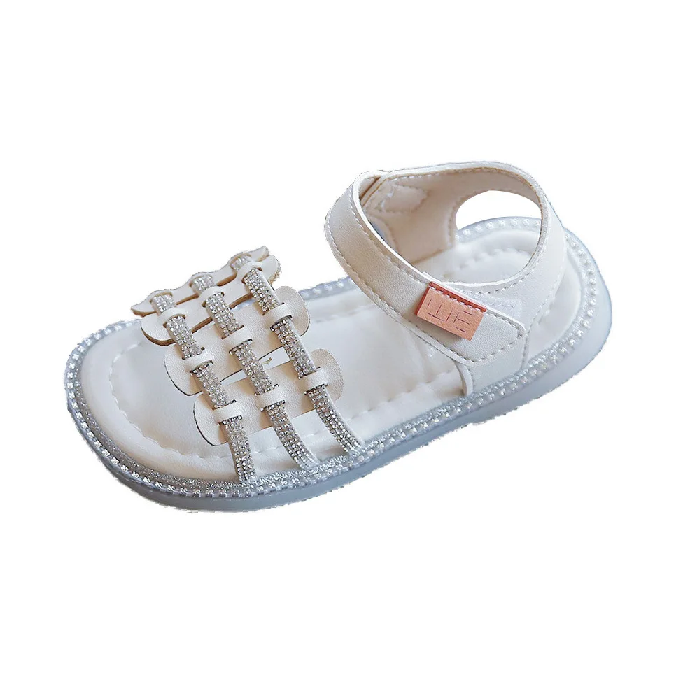 Children's Sandals 2021 New Girls Rhinestone Princess Sandals Kids Fashion Soft-soled Beach Sandals Girls Open-toed Sandals
Children's Sandals 2021 New Girls Rhinestone Princess Sandals Kids Fashion Soft-soled Beach Sandals Girls Open-toed Sandals