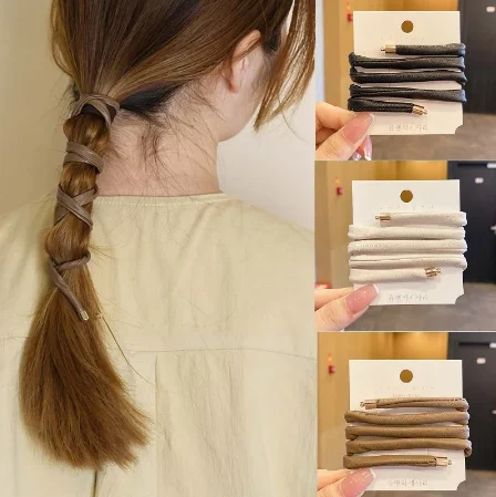 Женская заколка для хвоста, простой бандаж для волос
Женская заколка для хвоста, простой бандаж для волос