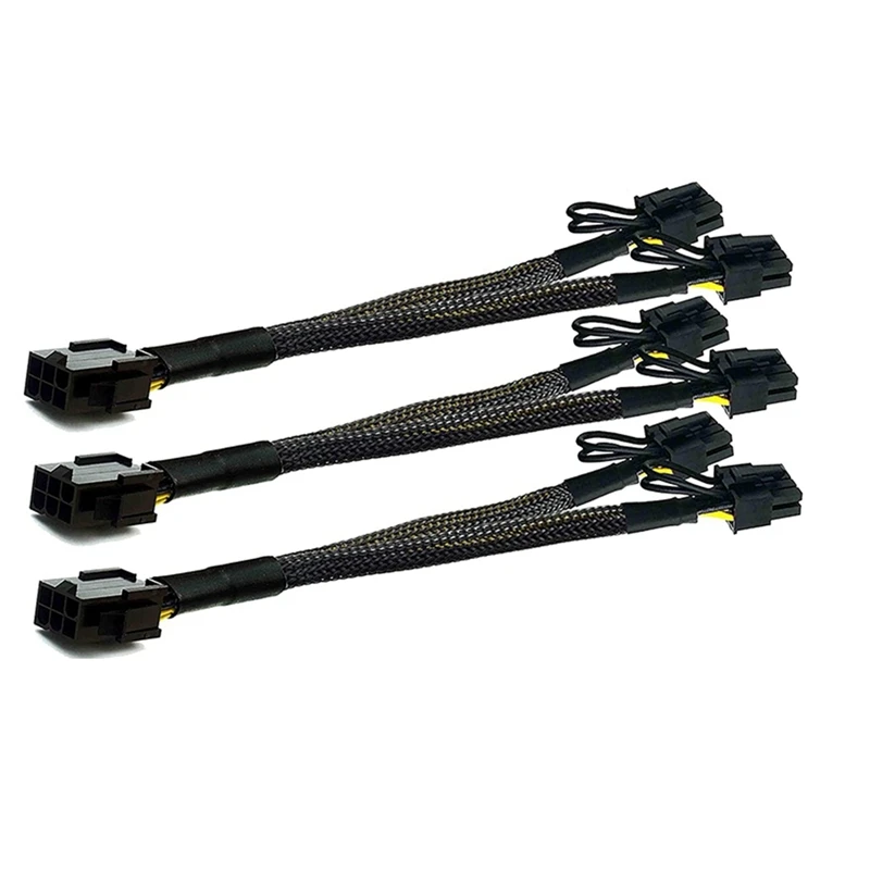 3 шт., 8-контактный (6 + 2) Графический адаптер Pci Express 
3 шт., 8-контактный (6 + 2) Графический адаптер Pci Express