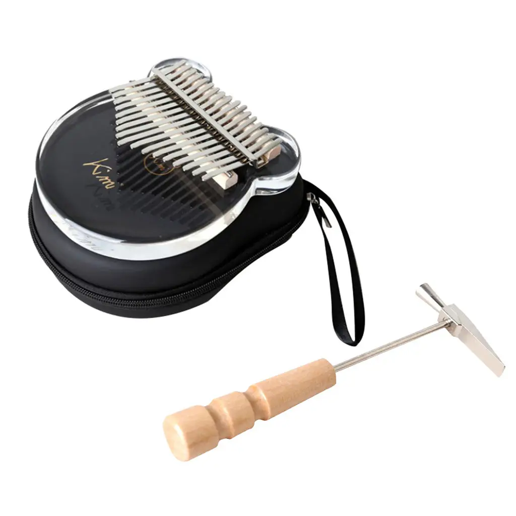 Kalimba 17 Keys - Acrylic Kalimba Thumb Piano, Mbira with Tuning Hammer, Piano
Kalimba 17 Keys - Acrylic Kalimba Thumb Piano, Mbira with Tuning Hammer, Piano