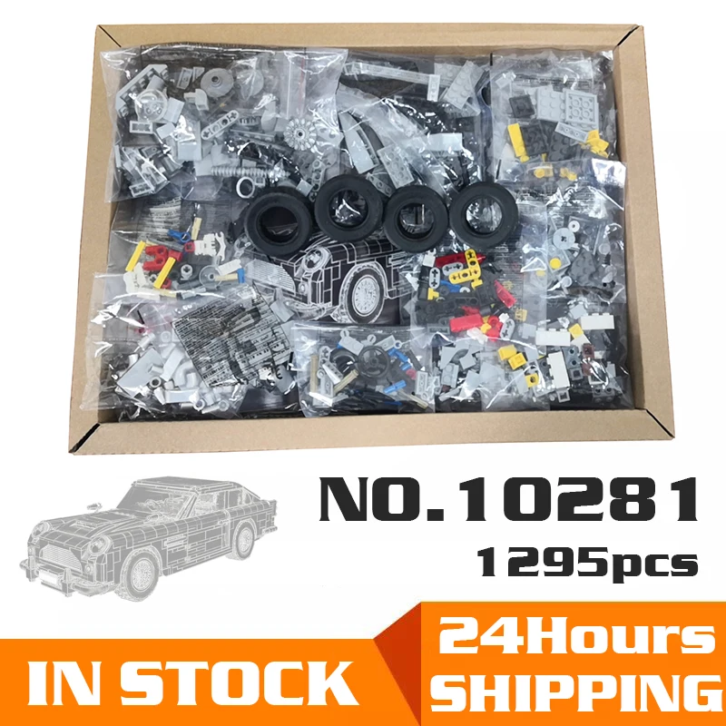Technique Movie Jameses Building Blocks Bonded Bricks Toys Martined DB Kids 5 Gift for Adult 10281 Astones Classic Cars 1295pcs
Technique Movie Jameses Building Blocks Bonded Bricks Toys Martined DB Kids 5 Gift for Adult 10281 Astones Classic Cars 1295pcs