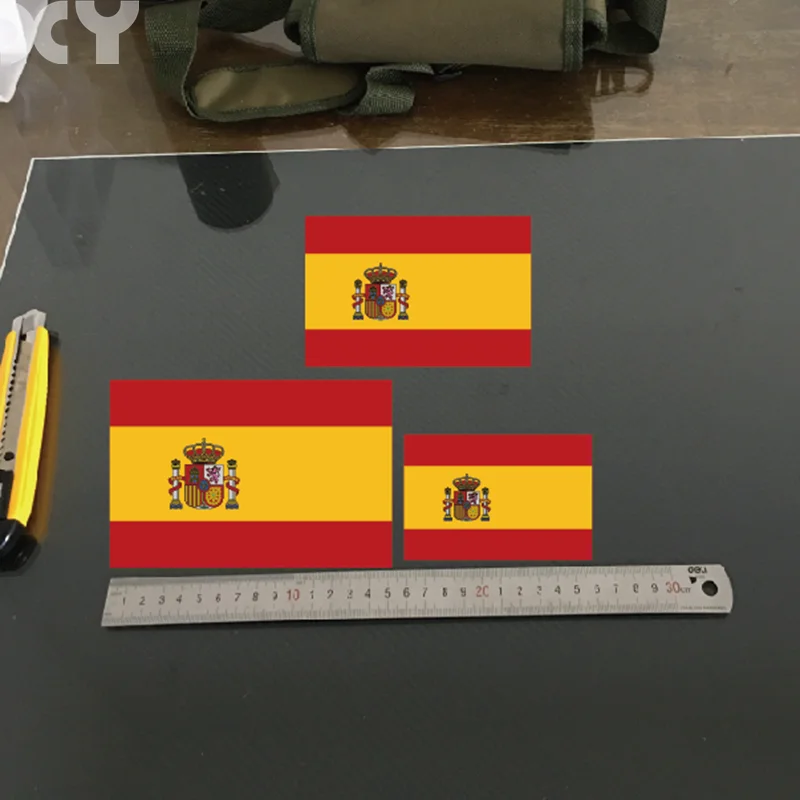 The Kingdom of Spain Flag Funny Vinyl Car Sticker and Decals for Cars and Motorcycle Self Adhesive
The Kingdom of Spain Flag Funny Vinyl Car Sticker and Decals for Cars and Motorcycle Self Adhesive