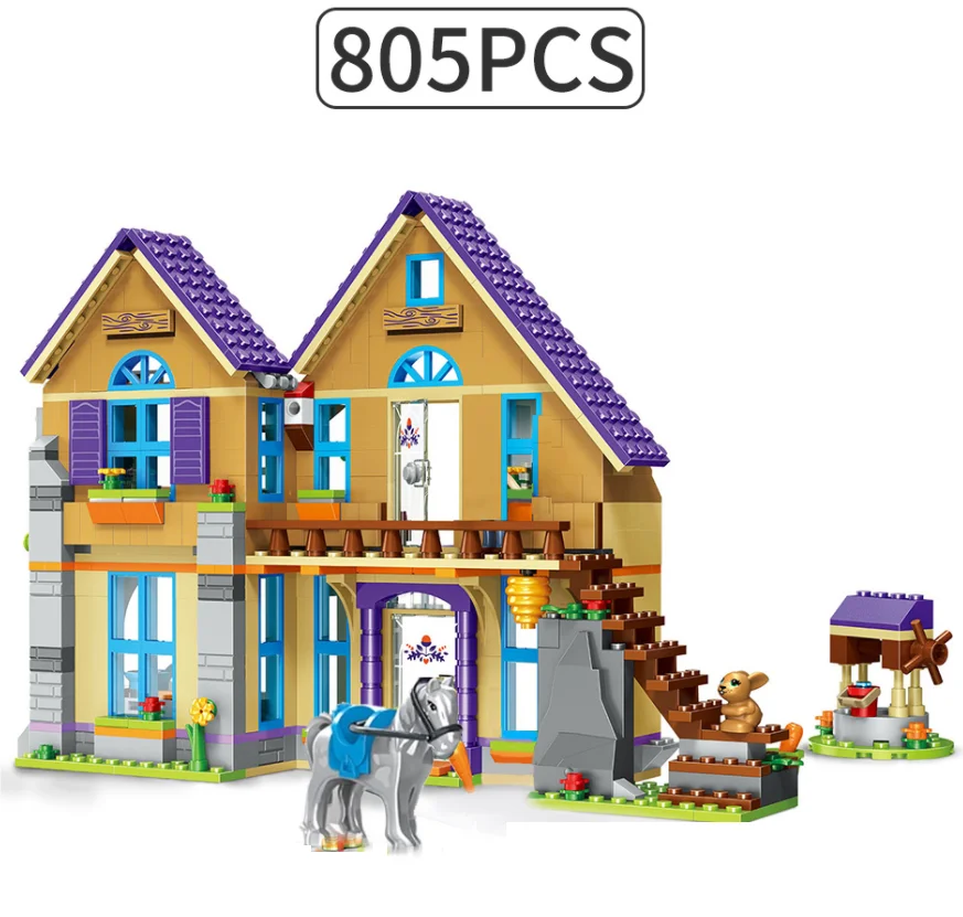 New Girl Series Brick Education Toys Country Mia's House Woods Villa 41369 Building Blocks Family Home Toys for Children
New Girl Series Brick Education Toys Country Mia's House Woods Villa 41369 Building Blocks Family Home Toys for Children