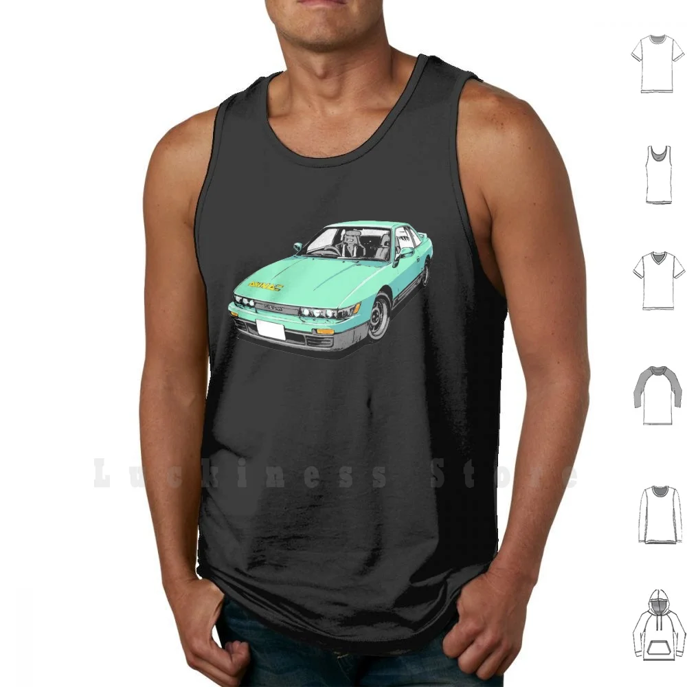 Iketani's Silvia S13 Initial D tank tops vest sleeveless S13 Silvia Nissan Schassis 240sx 200sx Datsun Initial
Iketani's Silvia S13 Initial D tank tops vest sleeveless S13 Silvia Nissan Schassis 240sx 200sx Datsun Initial