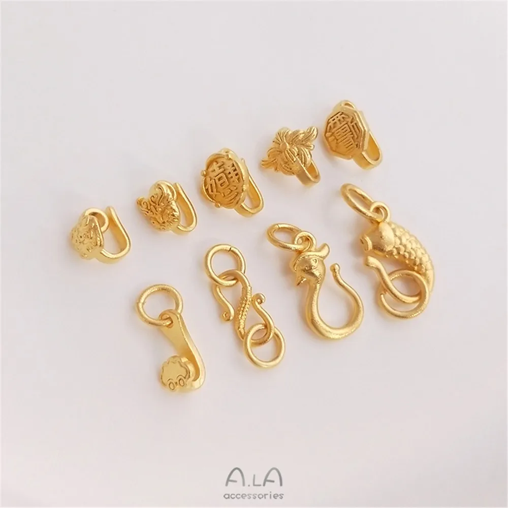 Shajin auspicious beast auspicious ending buckle DIY fish shaped buckle S shaped fish hook buckle bracelet jewelry link buckle
Shajin auspicious beast auspicious ending buckle DIY fish shaped buckle S shaped fish hook buckle bracelet jewelry link buckle