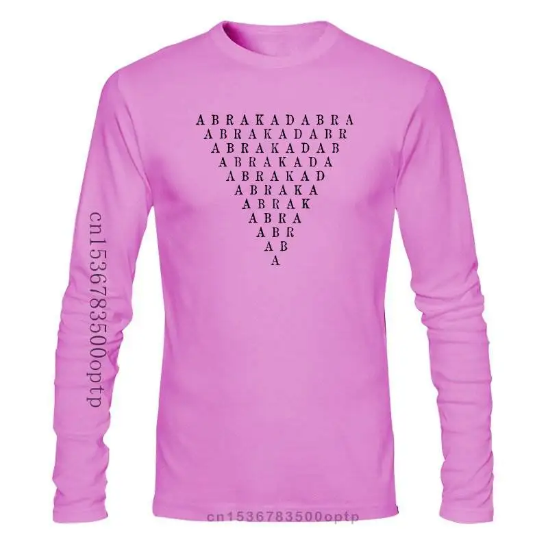 New Abracadabra - Magical Incantation - Magick - Aleister Crowley Mystic T Shirt Summer O-neck Hipster Tops
New Abracadabra - Magical Incantation - Magick - Aleister Crowley Mystic T Shirt Summer O-neck Hipster Tops