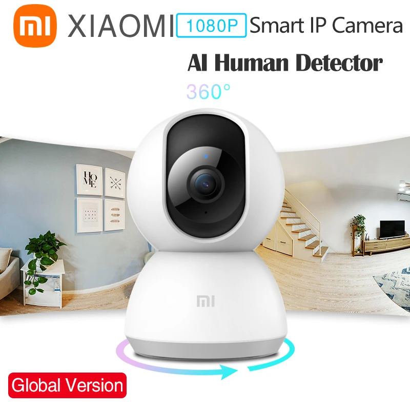 Умная камера Xiaomi Mijia, беспроводная IP-камера с датчиком присутствия ии, Wi-Fi, углом обзора 360 градусов, функцией ночного видения
Умная камера Xiaomi Mijia, беспроводная IP-камера с датчиком присутствия ии, Wi-Fi, углом обзора 360 градусов, функцией ночного видения