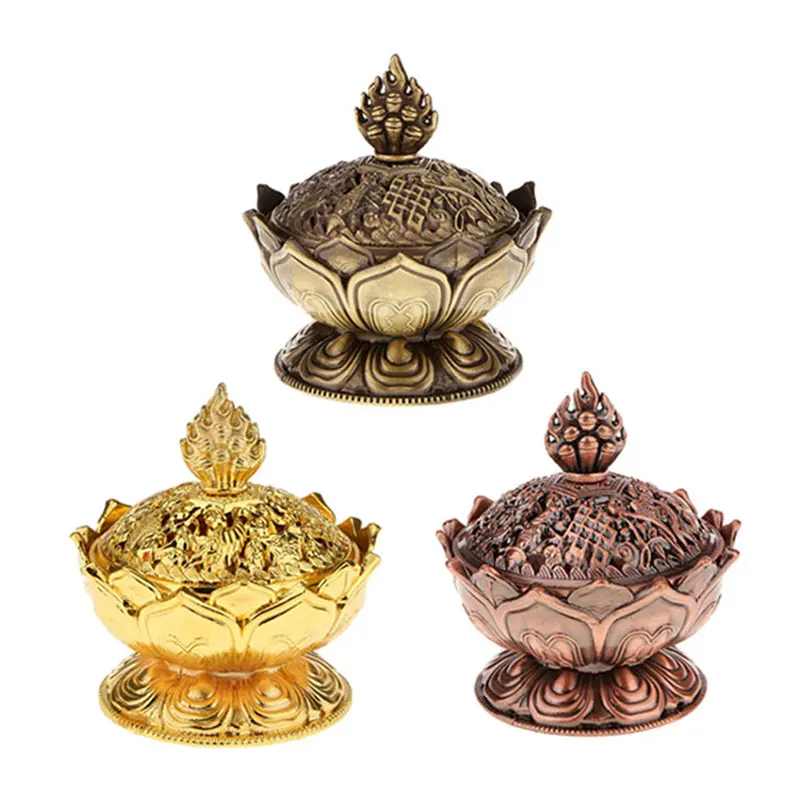 Flower Aroma Incense Burner Copper Zinc Alloy Dish Chinese Buddha Incense Holder Brass Burner Small Sandalwood Incense New
Flower Aroma Incense Burner Copper Zinc Alloy Dish Chinese Buddha Incense Holder Brass Burner Small Sandalwood Incense New