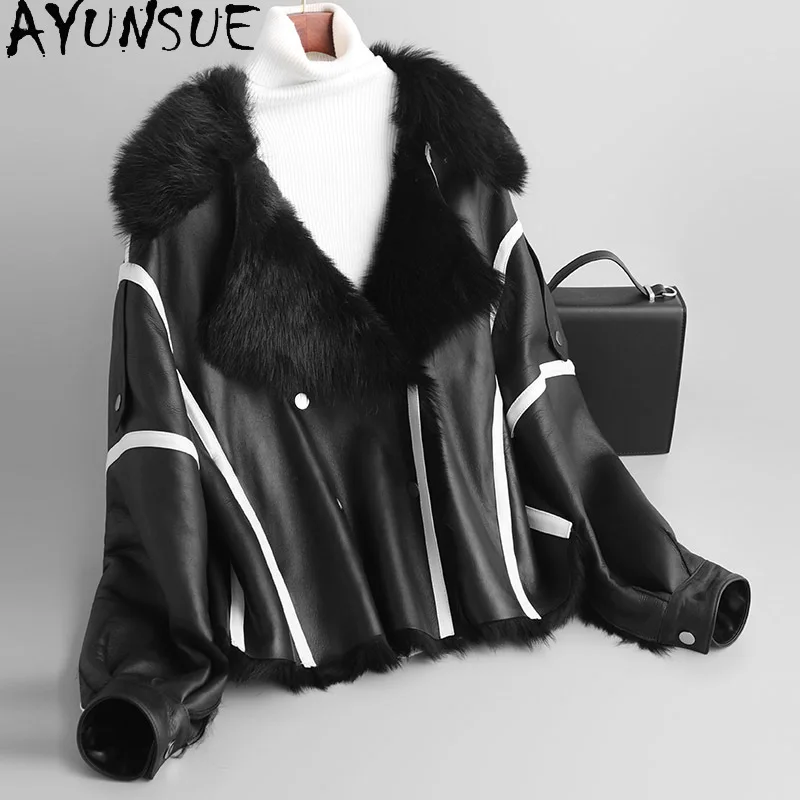 AYUNAUE Natural Fur Coat Female Short Winter Clothes Women Real Leather Jacket Woman Sheep Shearling 2020 Abrigo Mujer 093013
AYUNAUE Natural Fur Coat Female Short Winter Clothes Women Real Leather Jacket Woman Sheep Shearling 2020 Abrigo Mujer 093013