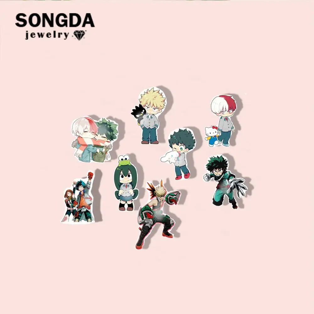 SONGDA My Hero Academia Acrylic Lapel Pin Boku No Hero Academia Midoriya Izuku Bakugou Katsuki Todoroki Shoto Art Epoxy Brooches
SONGDA My Hero Academia Acrylic Lapel Pin Boku No Hero Academia Midoriya Izuku Bakugou Katsuki Todoroki Shoto Art Epoxy Brooches