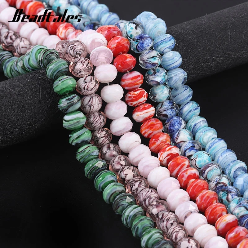 Beadtales Murano Faceted Color Mixing Beads Natural Loose Spacer Beads For Needlework Jewelry Making DIY Bracelet Earrings 15''
Beadtales Murano Faceted Color Mixing Beads Natural Loose Spacer Beads For Needlework Jewelry Making DIY Bracelet Earrings 15''