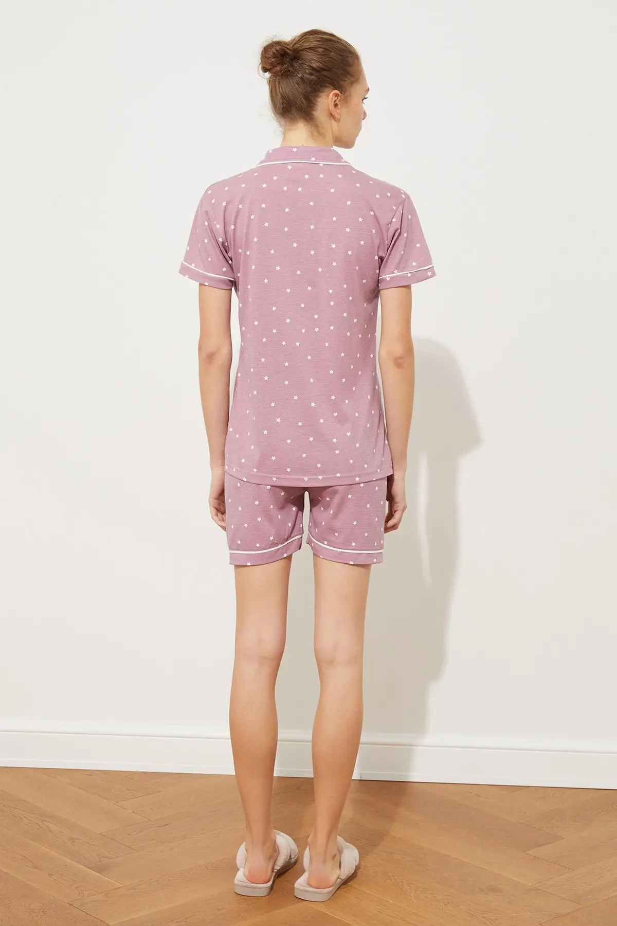 Trendyol Printed Knitted Pajamas Set THMSS21PT0794