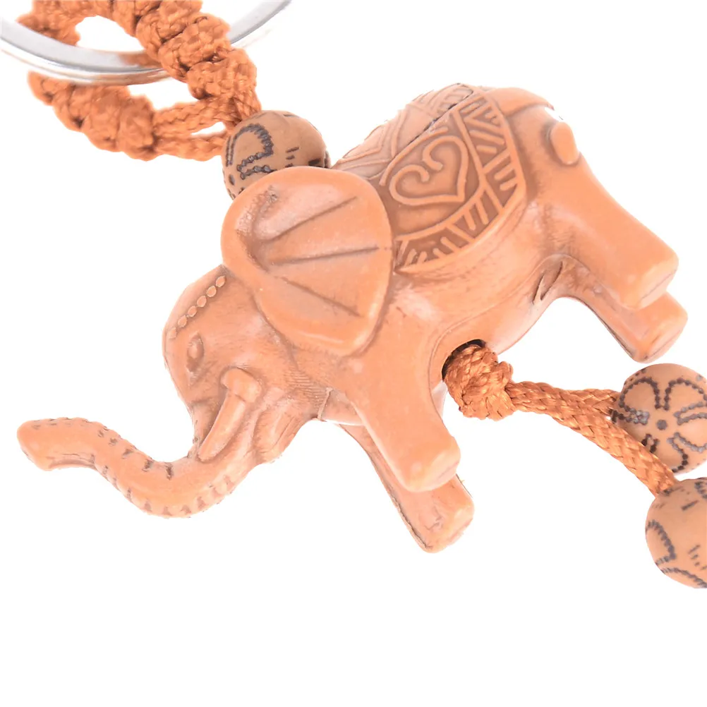 Wooden Pendant Classic Lucky Elephant Carving Keychain Key Ring Chain Evil Defends Gift Presents Brand
Wooden Pendant Classic Lucky Elephant Carving Keychain Key Ring Chain Evil Defends Gift Presents Brand