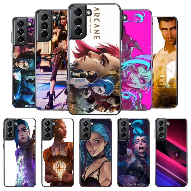 Arcane Phone Case For Samsung S21 s20 s30 s10 s9 s8 s7 s6 s5 note20 ultra plus edge PC&TPU soft Cover Fundas
Arcane Phone Case For Samsung S21 s20 s30 s10 s9 s8 s7 s6 s5 note20 ultra plus edge PC&TPU soft Cover Fundas