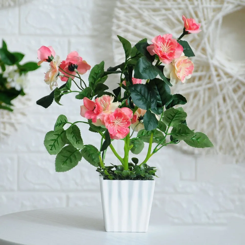 Artificial Plant Silk Flower Potted Fake Flower Small Tree Potted Bonsai Home Decoration With Pot Garden For Wedding Party Decor
Artificial Plant Silk Flower Potted Fake Flower Small Tree Potted Bonsai Home Decoration With Pot Garden For Wedding Party Decor