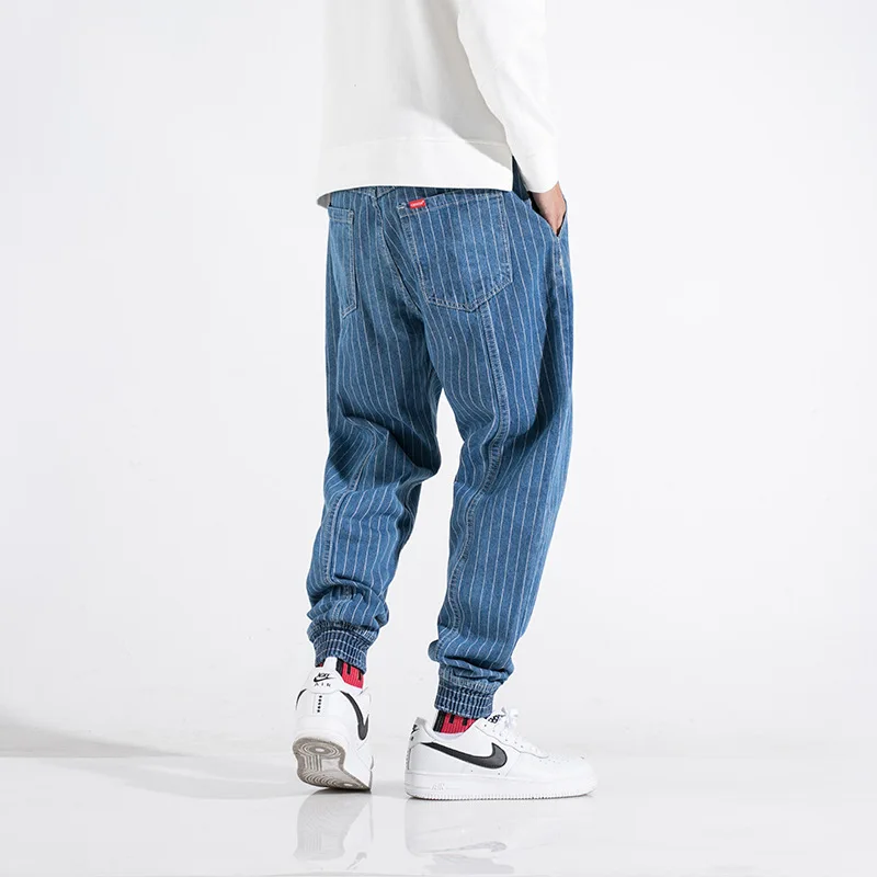 Japanese Style Fashion Men Jeans Vintage Stripe Casual Cotton Cargo Pants Streetwear Designer Hip Hop Joggers Wide Leg Trousers
Japanese Style Fashion Men Jeans Vintage Stripe Casual Cotton Cargo Pants Streetwear Designer Hip Hop Joggers Wide Leg Trousers