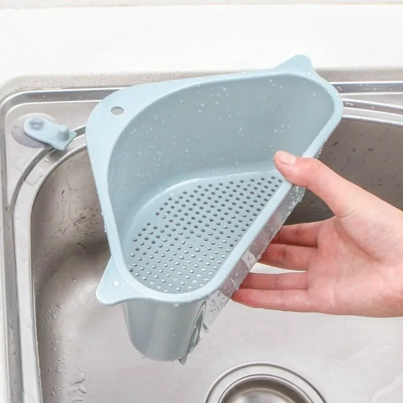 Triangular Sink Strainer Drain Basket Vegetable Sink Suction Cup Filter Garbage Storage Hanging Basket For Bowl Rag Kitchen Tool
Triangular Sink Strainer Drain Basket Vegetable Sink Suction Cup Filter Garbage Storage Hanging Basket For Bowl Rag Kitchen Tool