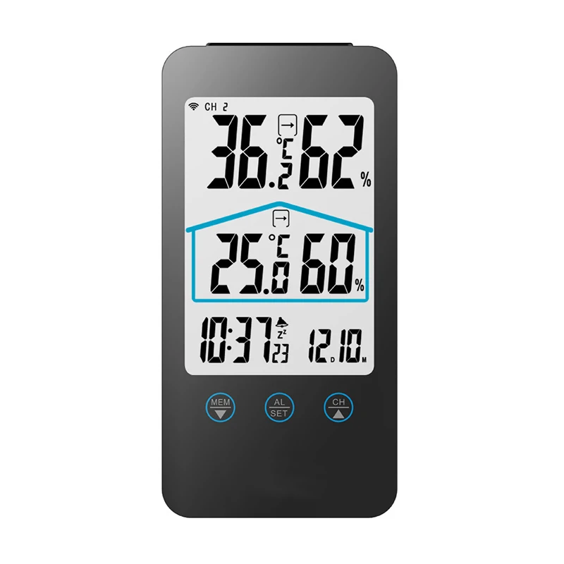 Touch Screen Weather Station + Outdoor Forecast Sensor Backlight Digital Thermometer Hygrometer Wireless Indoor Forecast Sensor
Touch Screen Weather Station + Outdoor Forecast Sensor Backlight Digital Thermometer Hygrometer Wireless Indoor Forecast Sensor