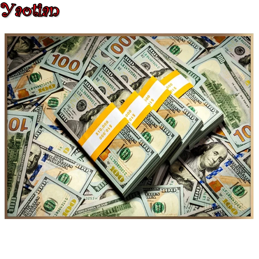 New arrival DIY Diamond Painting Money Dollars Full Square Diamond Mosaic Embroidery Sale Picture Of Rhinestones Painting
New arrival DIY Diamond Painting Money Dollars Full Square Diamond Mosaic Embroidery Sale Picture Of Rhinestones Painting