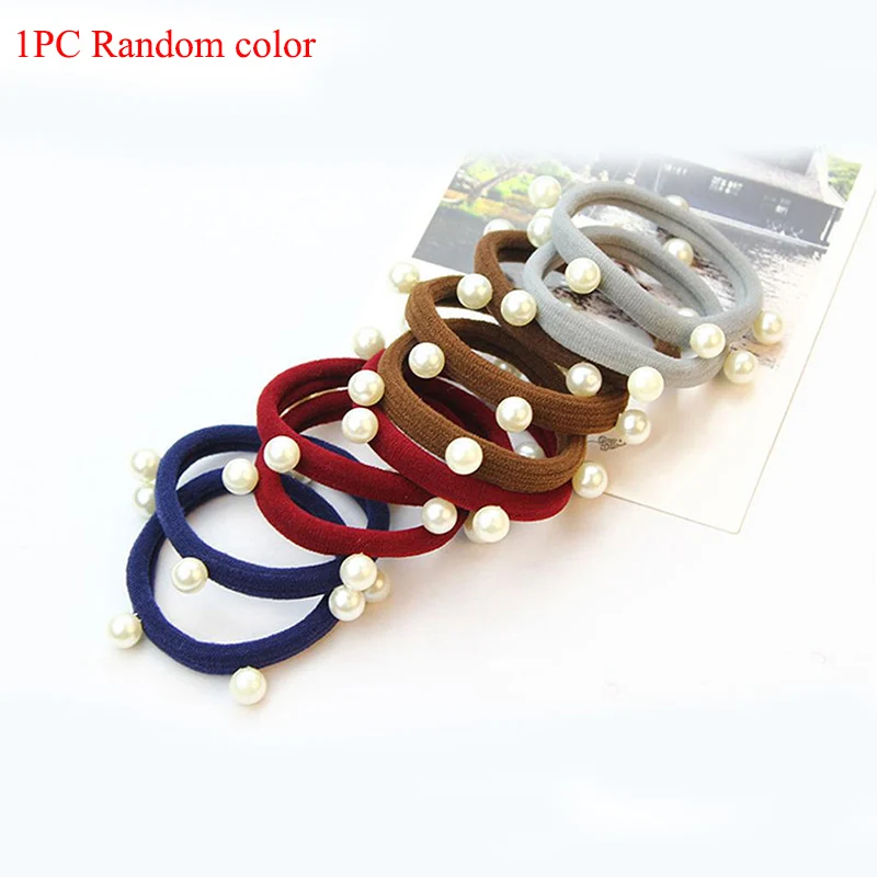 1 pc Girls Sweet Imitate Pearl Rubber Band Random Color Headwear Seamless Ponytail Holder Hair Ring Hot Sale Hair Accessories
1 pc Girls Sweet Imitate Pearl Rubber Band Random Color Headwear Seamless Ponytail Holder Hair Ring Hot Sale Hair Accessories