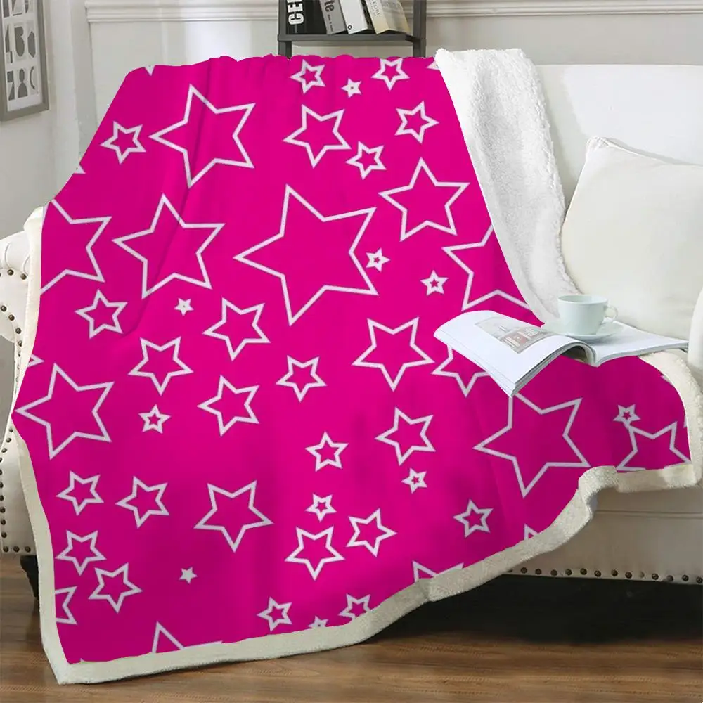 NKNK Brank Star Blanket Pink 3D Print Harajuku Bedding Throw Christmas Plush Throw Blanket Sherpa Blanket Fashion High Quality
NKNK Brank Star Blanket Pink 3D Print Harajuku Bedding Throw Christmas Plush Throw Blanket Sherpa Blanket Fashion High Quality