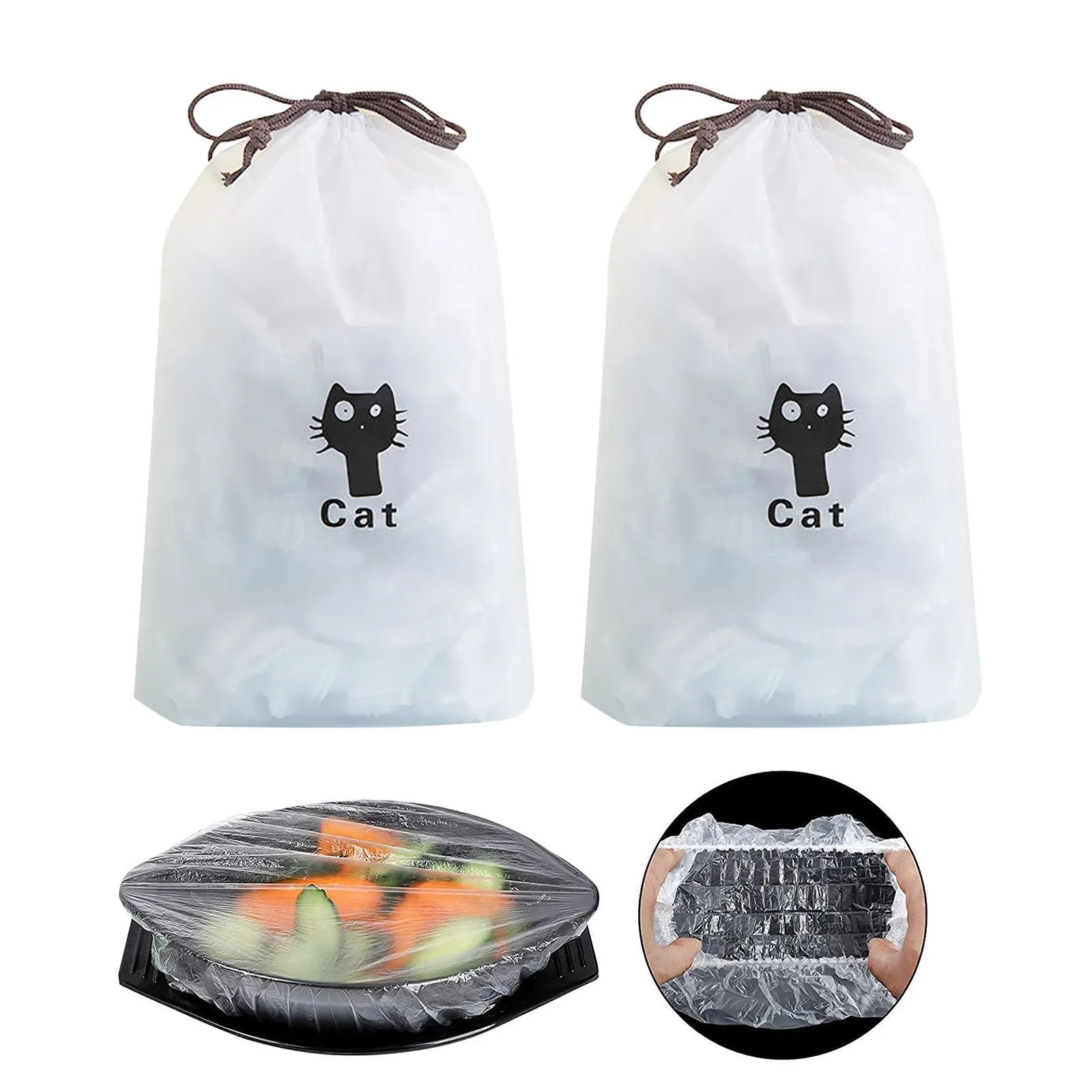 Fresh Keeping Bags 300pcs,reusable Elastic Food Storage Covers,universal Stretch Plastic Wrap Bowl Covers Plastic Sealing Bags
Fresh Keeping Bags 300pcs,reusable Elastic Food Storage Covers,universal Stretch Plastic Wrap Bowl Covers Plastic Sealing Bags