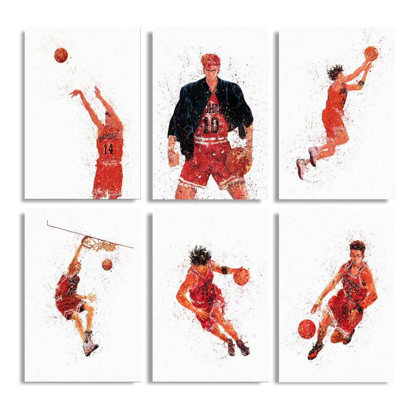 Movie Anime Slam Dunk Canvas Painting Modern Anime Character Wall Art Posters and Prints Decorate Murals for Family Living Room
Movie Anime Slam Dunk Canvas Painting Modern Anime Character Wall Art Posters and Prints Decorate Murals for Family Living Room